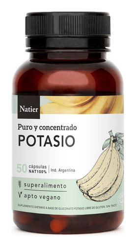 Potasio Puro 50 Capsulas Natier 