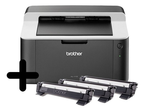 Impresora Láser Brother Hl-1212w Wifi + 2 Toner Extra Tn1060