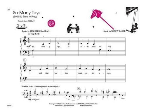 Pretime Piano Jazz & Blues, Primer Level, Beginning Reading.