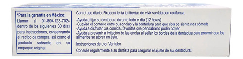 Pasta Adhesiva Fixodent Para Dentaduras Extra Fijación 47g