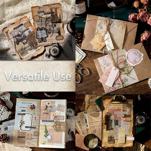Scrapbook Paper, 400 Sheets Of Journaling Supplies For Vinta
