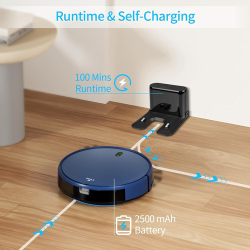 Robot Aspirador Con Carga Automática, Wifi/aplicación - Zcwa