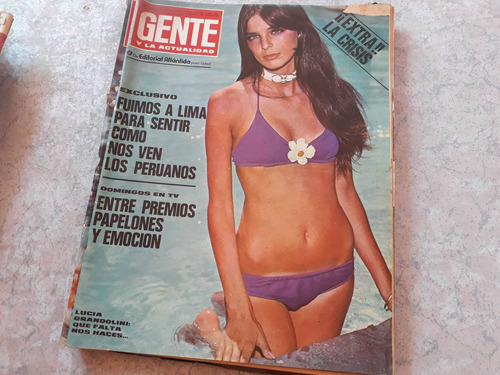 Antigua Revista Gente - Crisis - Grandolini