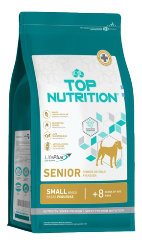 Alimento Top Nutrition Senior Pequeño 7,5kg Perro Small Adul