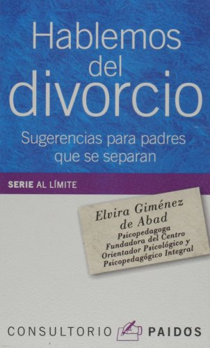 Libro Hablemos Del Divorcio Sugerencias Para Padres (consult