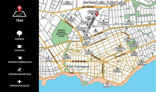 Imagen 2 de 11 de Apartamento 2 Dormitorios Carrasco Con Parrillero