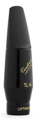 Boquilha Vandoren Tl4 Optimum Sax Tenor Sm722- 11451 Cor Preto