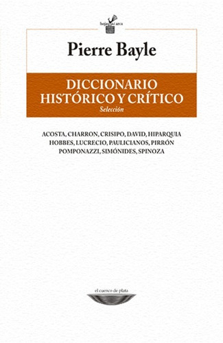 Diccionario Histórico Y Crítico - Pierre Bayle