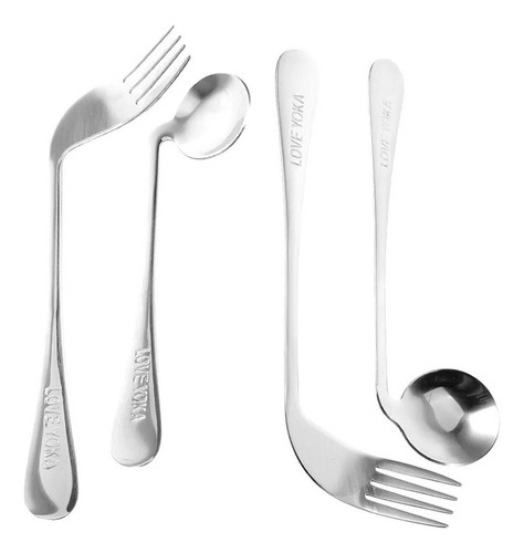 - Colher De Cotovelo, Garfo, Deficiente, Alimentação Para