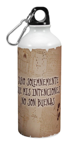 Botella De Agua Mapa Del Morodeador Harry Potter 600 Ml