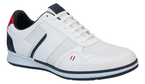 Tenis Urbano Casual Agujeta Mirage 1730 Blanco Para Hombre