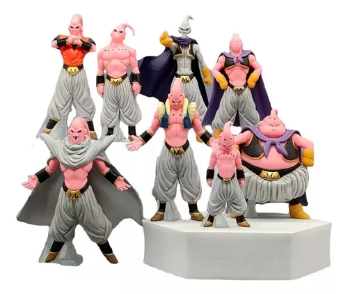 Action Figure Dragonball Majin Boo Boneco Goku Dbz Kit 8 Un