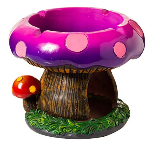 Caja De Alijo Y Cenicero Magical Mushroom De 6  De Ancho