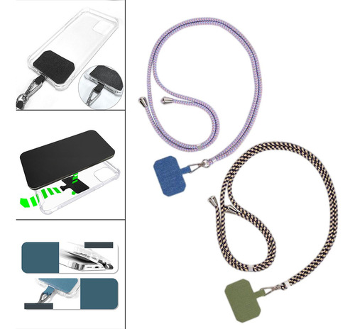 2pcs Cuerda De Mano Ajustable De La Correa Del Cuello Del