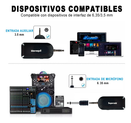 Micrófono Inalámbrico Superadd Kx730g Para Diadema
