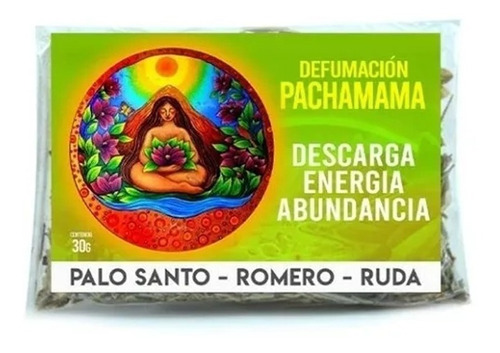 Defumación Pachamama Para Sahumador Paquete 30gr 