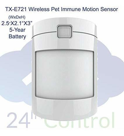 Detector De Movimiento Interlogix Tx-e721 Inalámbrico Inmune