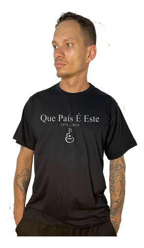 Camisa De Rock Legião Urbana Que País É Esse Rock Camiset