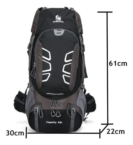 Mochila Impermeable Trekking Camping Senderismo Viajes 60lts