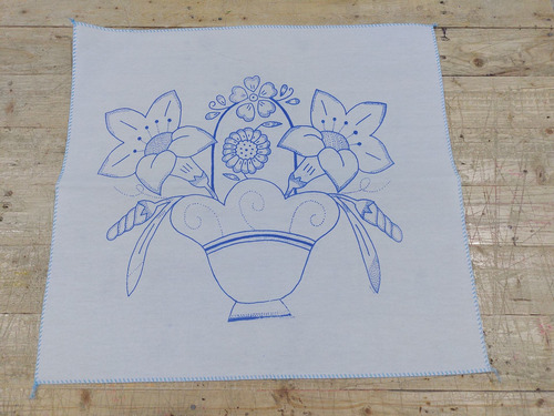 6 Servilletas Para Bordar Con Imágenes De Flores. | Meses sin intereses 6 Servilletas Para Bordar Con Imágenes De Flores. | Meses sin intereses