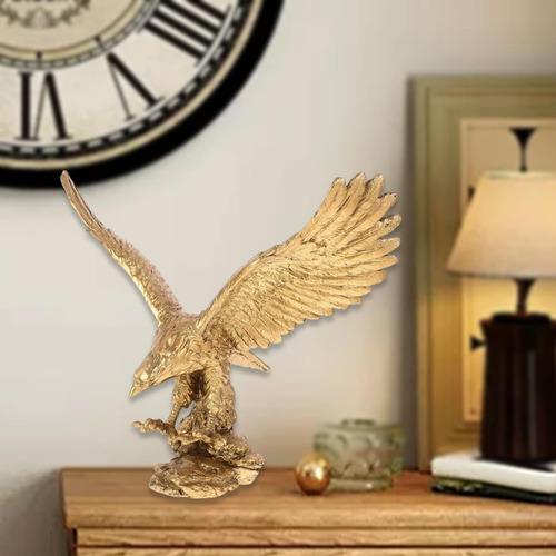 Eagle Statue Desktop Ornament Feng Shui Tamaño L