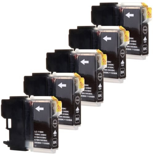 5 X Tinta Lc61 Set Para Mfc-6490cw Mfc 290c Mfc-5890cn Impre