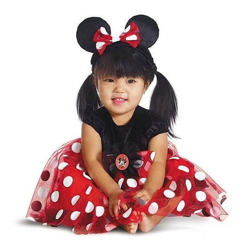 Disfraz Minnie Mouse Disney Talla 6 A 12 Meses Infantil Original