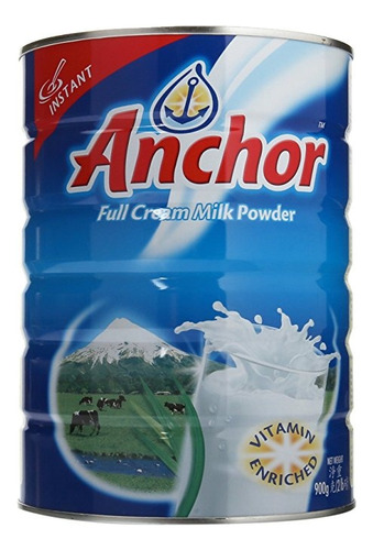 Ancla Leche Entera Leche En Polvo -900g / 2 Libras