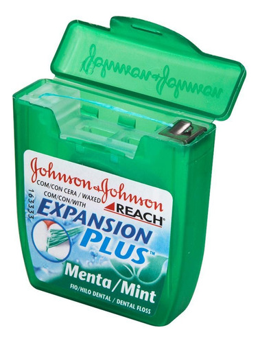 Kit Com 4 Fios Dentais Johnson's Reach Expansion Plus Menta