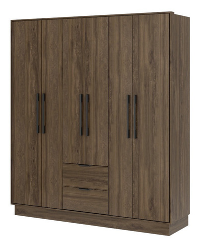 Ropero Closet Bertolini 1138 6 Puertas Legno