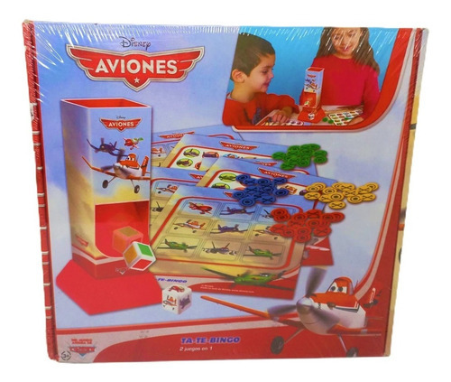 Ta-te-bingo 2 En 1 - Aviones Cars - Toyco -  Art. 13028  