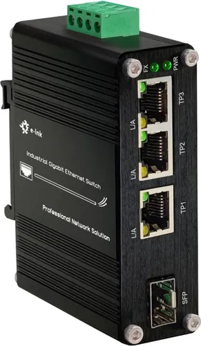 Throncom Conmutador Ethernet Gigabit Industrial De 3 Puertos