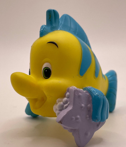 Flounder Flonder Pez La Sirenita Figura Original Disney 8cm (Usado)