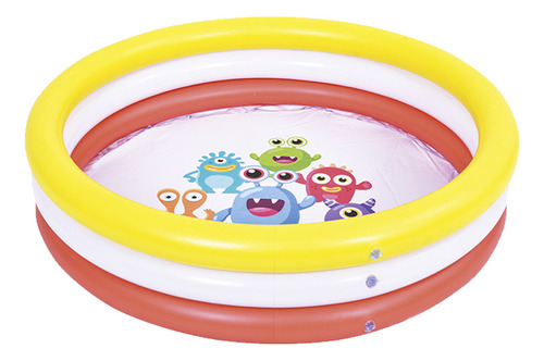 Pileta Infantil Monstruos De 3 Anillos