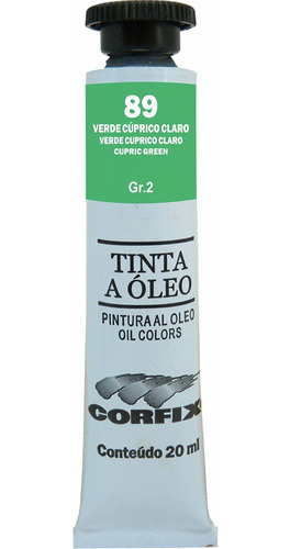 Tinta Óleo 20ml G2 089 Verde Cúprico Claro Corfix