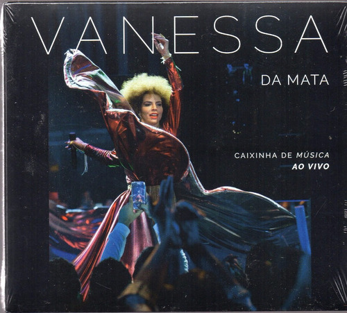 Cd Vanessa Da Mata Caixinha De Música Ao Vivo Digipack