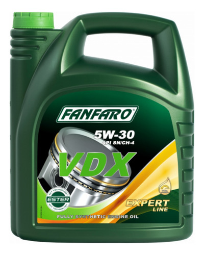 Aceite Para Motor 5w30 Fanfaro Vdx Dpf Full Syntetic / 5lts.