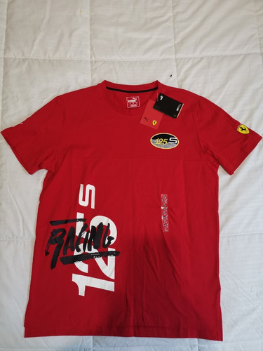 Playera Puma Ferrari Racing Sf Street Rosso Corsa Talla L