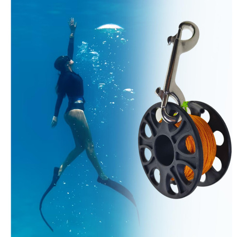 Carrete De De Buceo, Carrete De De Buceo, Portátil, Naranja