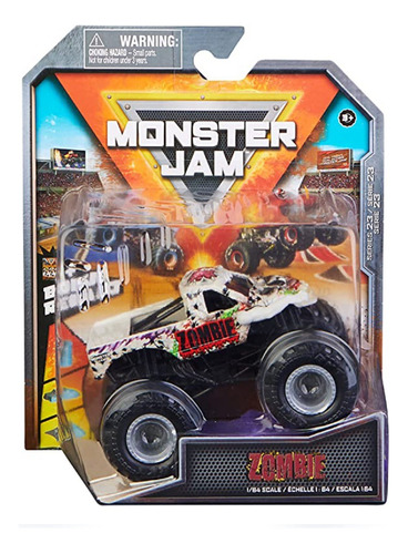 Monster Jam Zombie Vehiculo 1.64 Metal Original