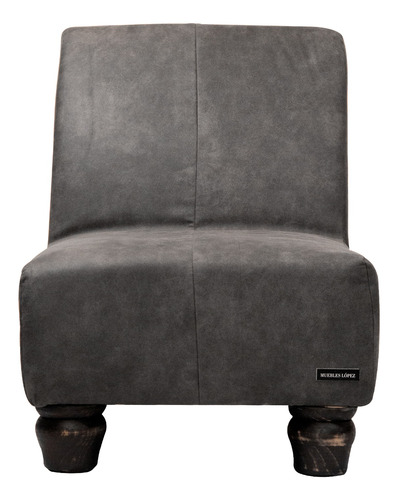 Sillón 1 Cuerpo Poliuretano Gris 65x63x84 Cm