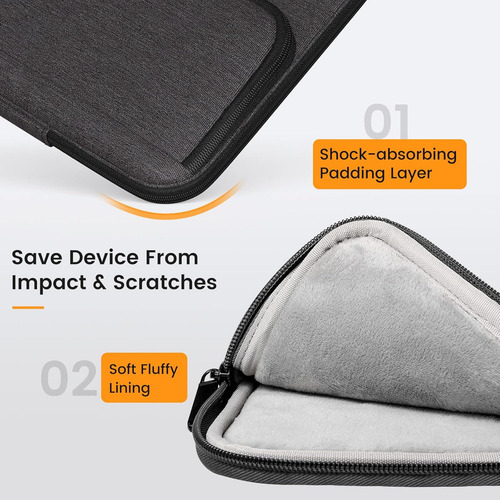 Moko Funda Bag Para Galaxy Tab A8 10.5 X200 Negro