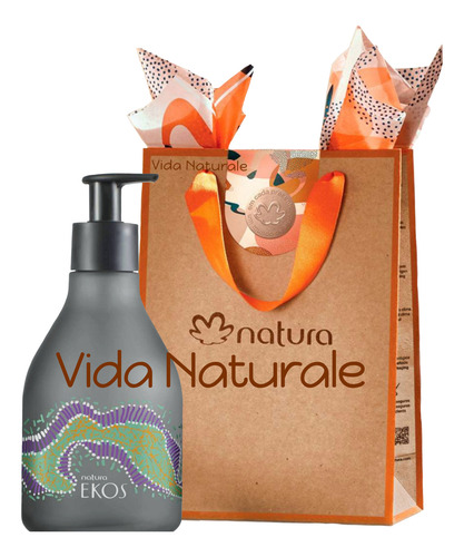 Jabonera Natura Ekos Frasco De Vidrio