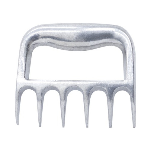 Kit Garra De Urso E Garfo Tridente Alumínio Maciço Churrasco