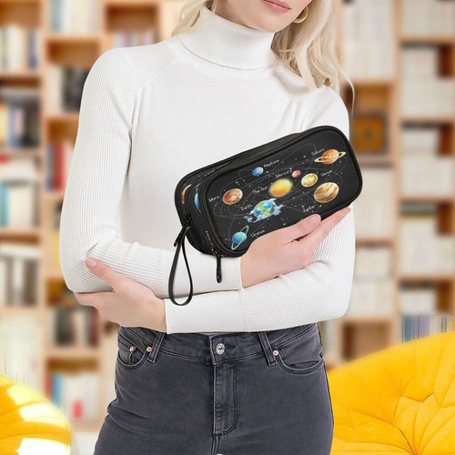 Alaza Galaxy Solar System Planet Estuche Para Lápices, Estu