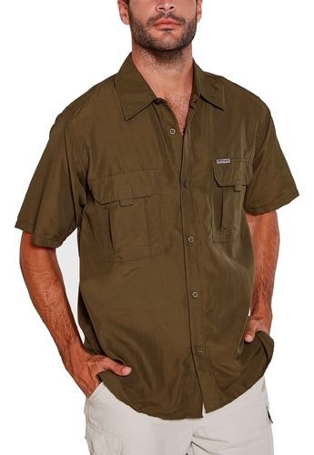 Camisa De Hombre Botsuana  M/c - Montagne Oficial