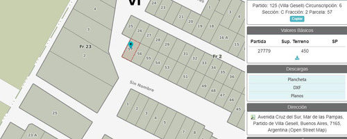Lote Con Proyecto Aprobado En Mar De Las Pampas