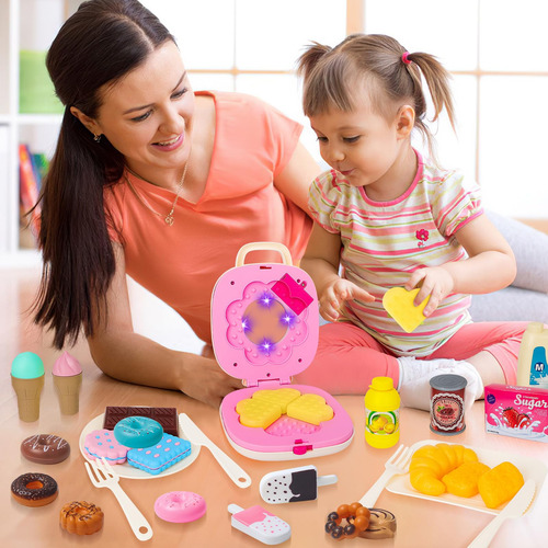 Set De Comida Y Té Para Niños 28 Piezas. Regalo Ideal. Color