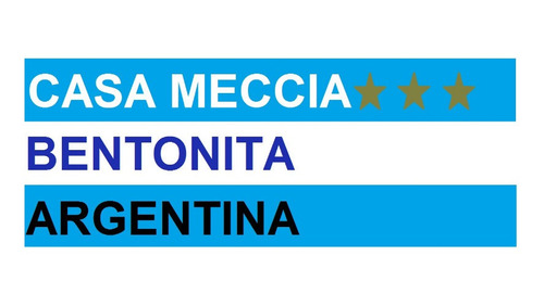 Bentonita Arcilla Argentina Casa Meccia