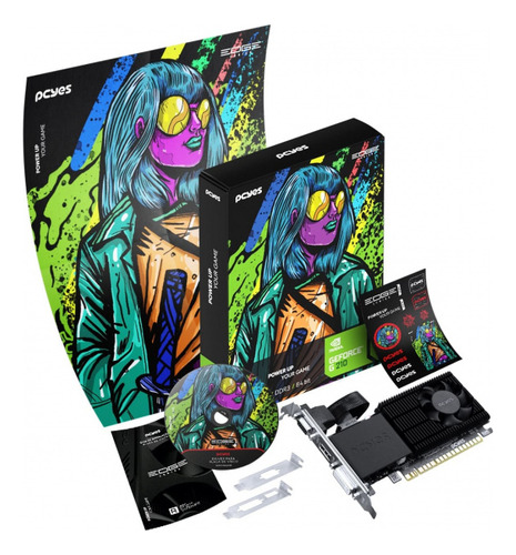 Placa De Video Gpu Nvidia Geforce G 210 1gb Ddr3 64 Bit
